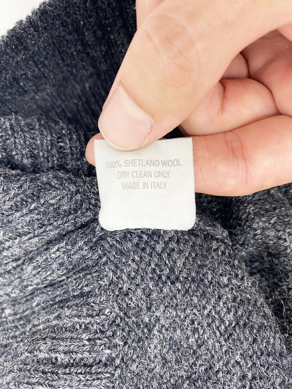 Vivienne Westwood MAN 90s gray wool sweater — JAMES VELORIA