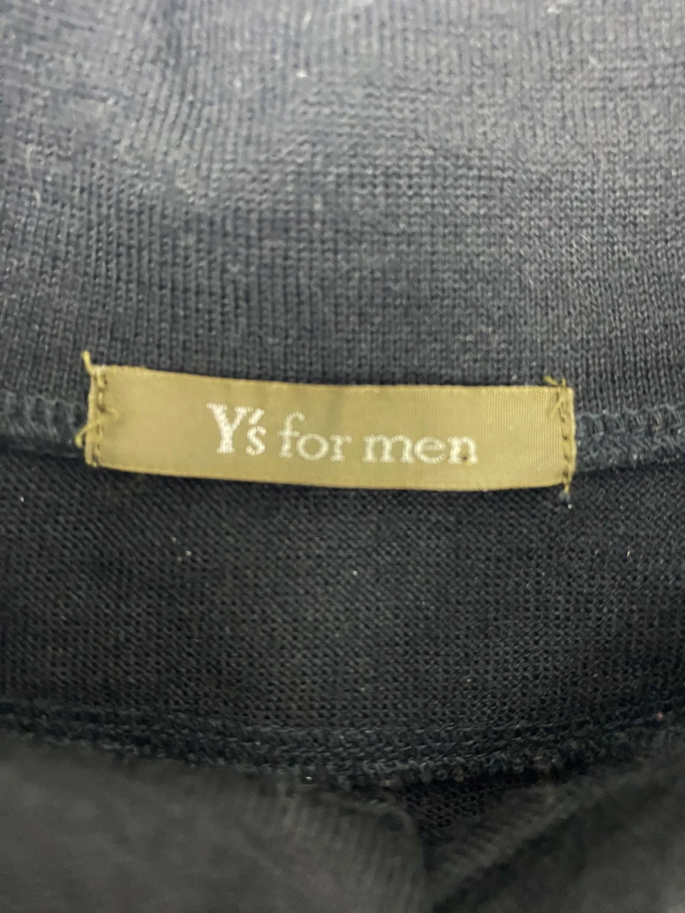 【Y's for men】90’s Y’s for men vintage Yohji Yamamoto Y's for Men collared sweater — JAMES VELORIA