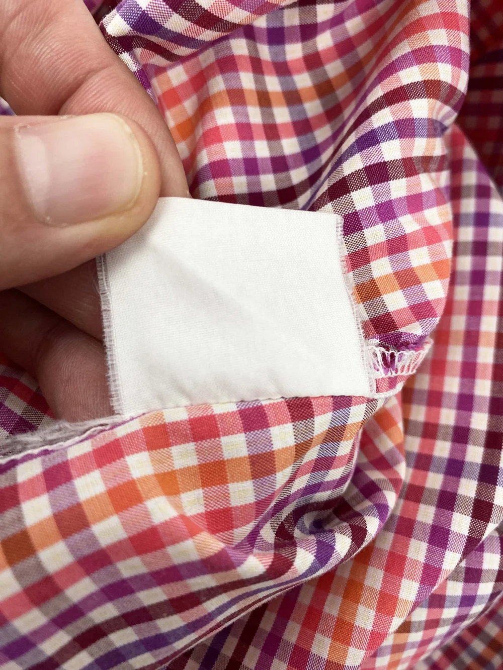 Vivienne Westwood S/S 1999 orange gingham shirt — JAMES VELORIA