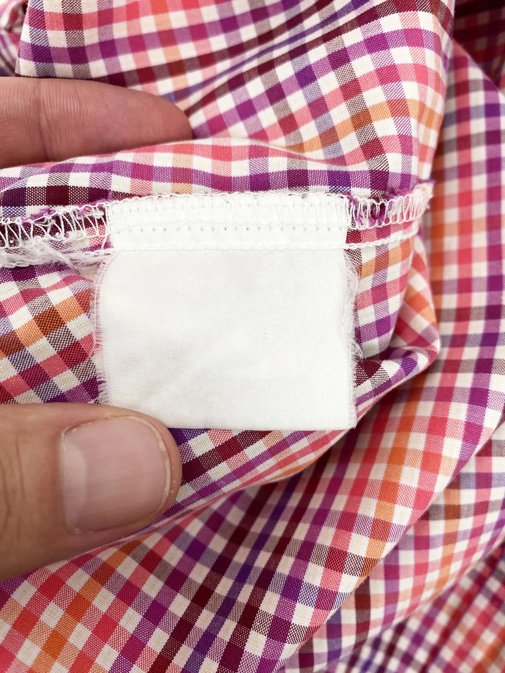 Vivienne Westwood S/S 1999 orange gingham shirt — JAMES VELORIA