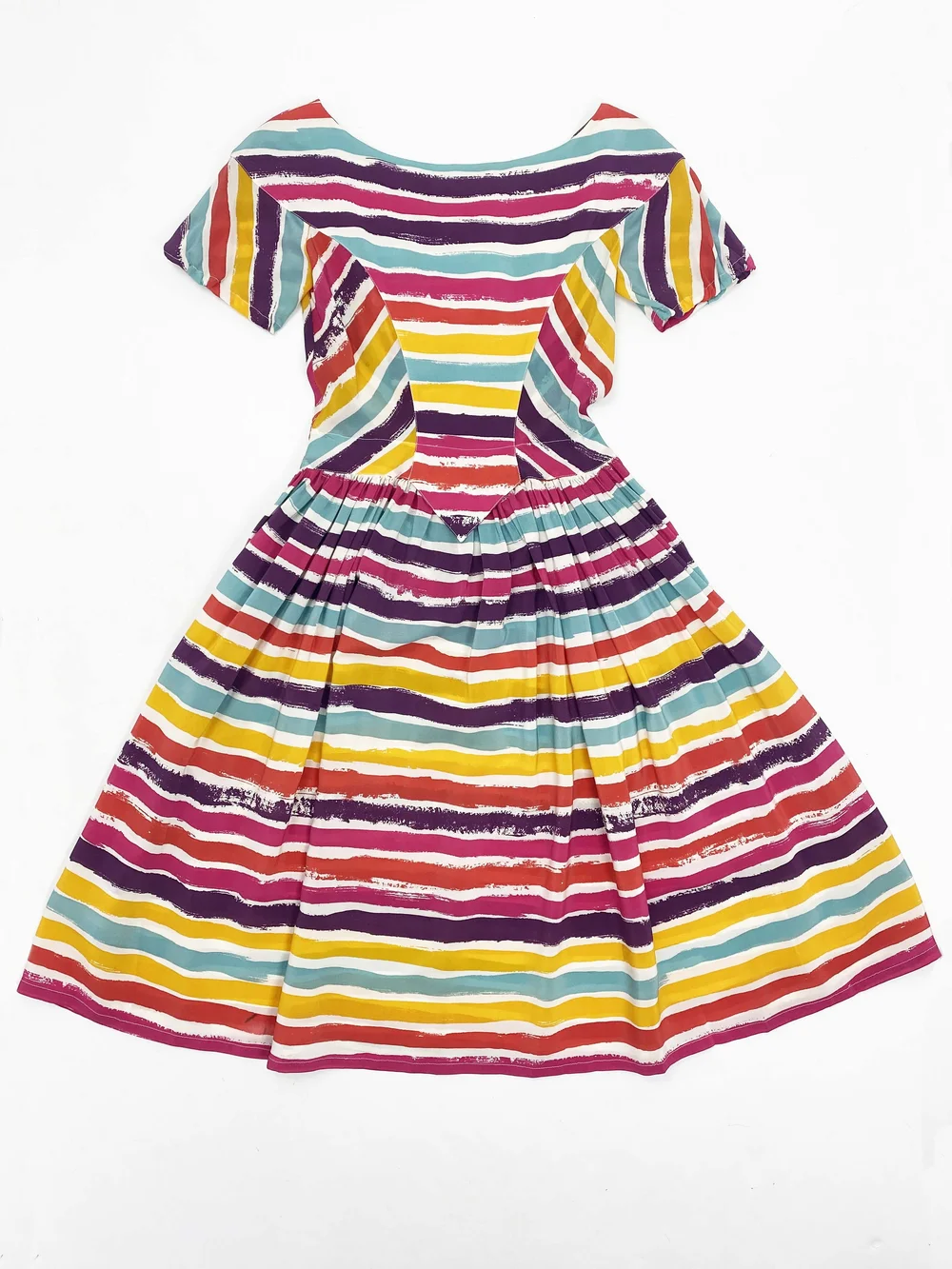 Vivienne Westwood S/S 1996 rainbow print dress  JAMES VELORIA