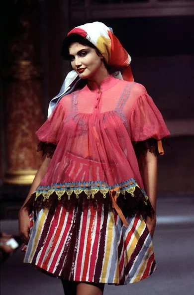 Vivienne Westwood S/S 1996 rainbow print dress — JAMES VELORIA