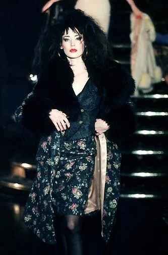 Vivienne Westwood F/W 1998 floral print knit dress — JAMES VELORIA