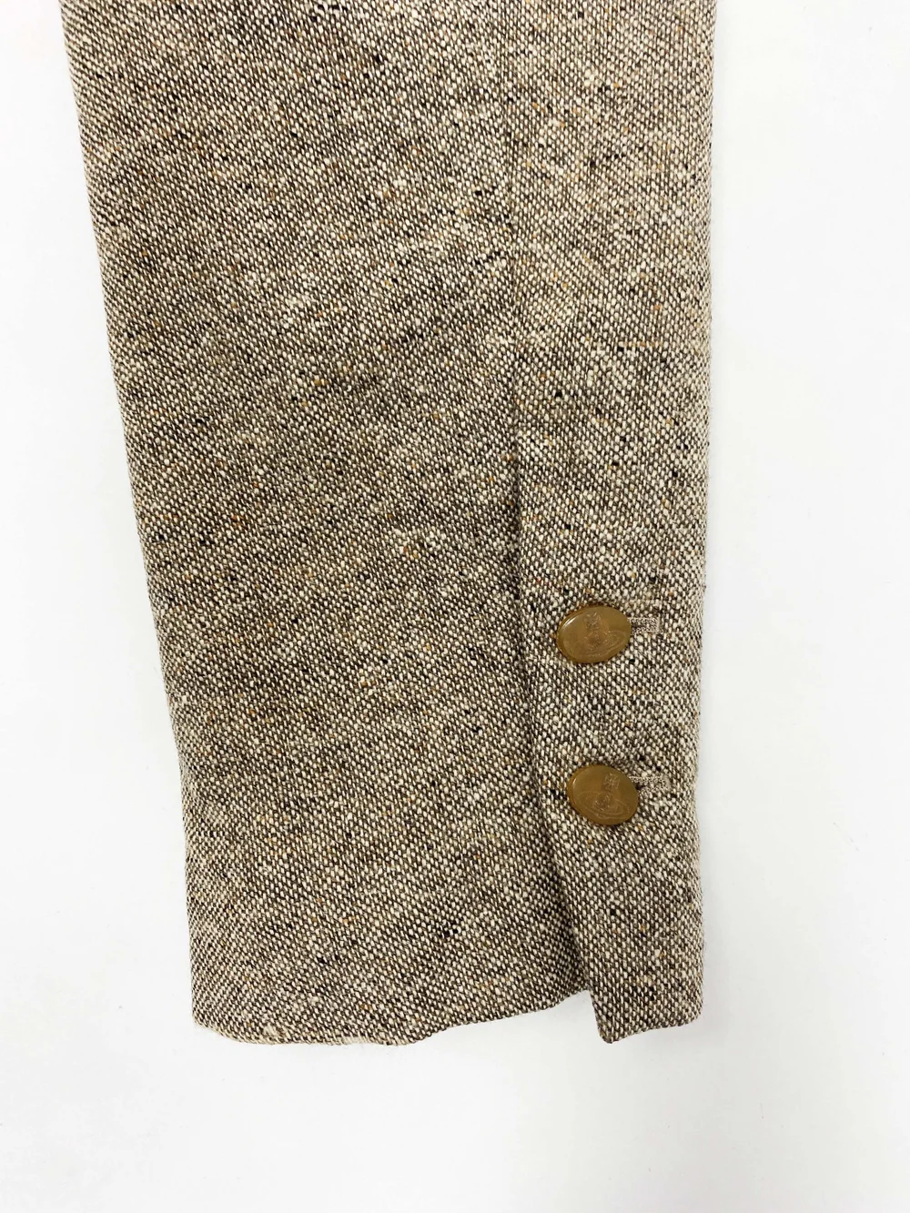Vivienne Westwood 90s beige swing coat — JAMES VELORIA