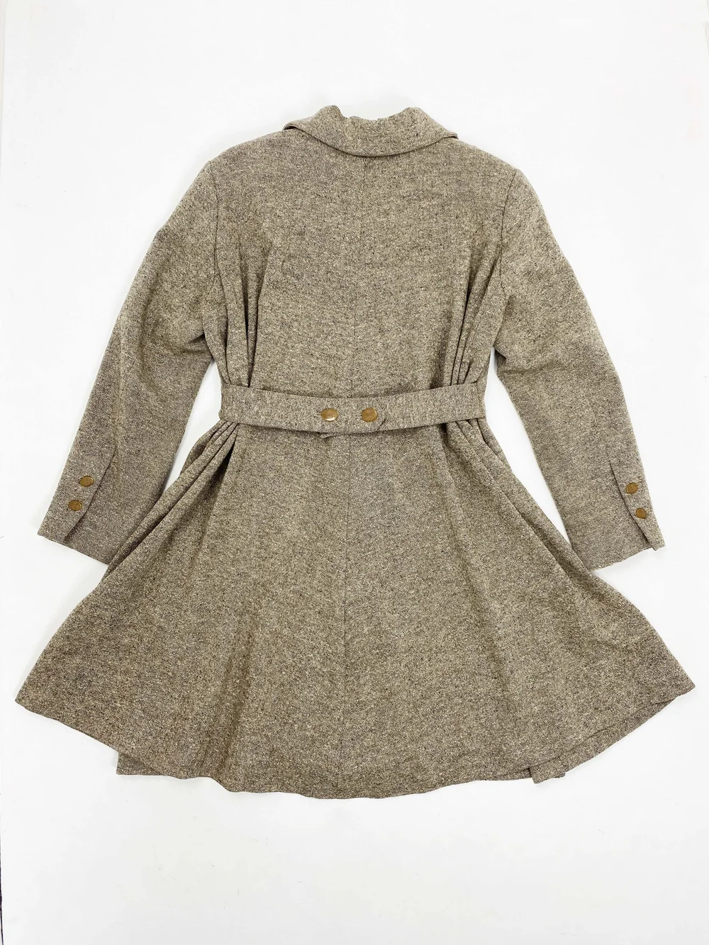 Vivienne Westwood 90s beige swing coat — JAMES VELORIA