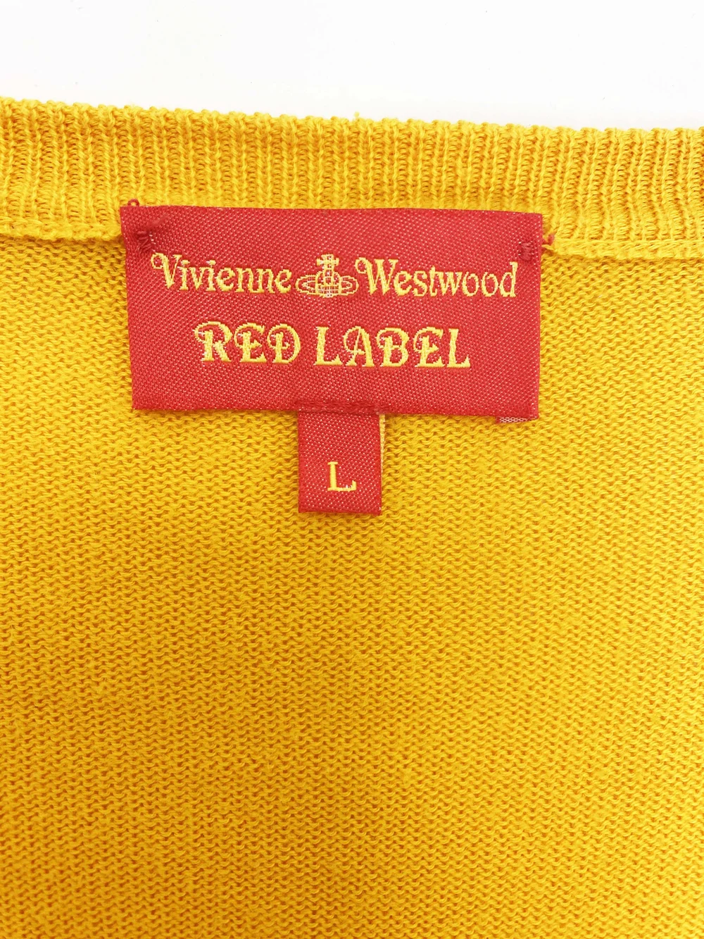 Vivienne Westwood S/S 2009 yellow cardigan — JAMES VELORIA
