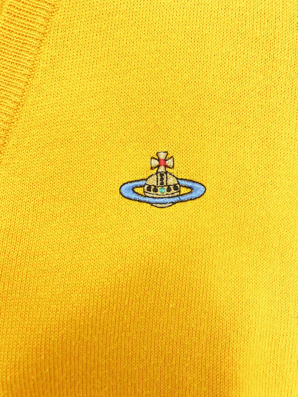 Vivienne Westwood S/S 2009 yellow cardigan — JAMES VELORIA