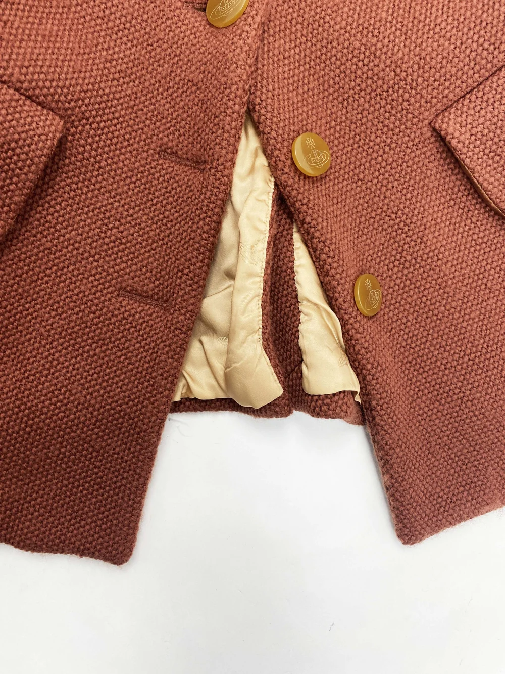 Vivienne Westwood F/W 1998 furry collar coat — JAMES VELORIA