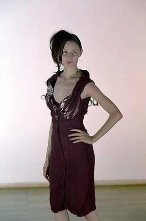 Vivienne Westwood ruched collar dress  JAMES VELORIA