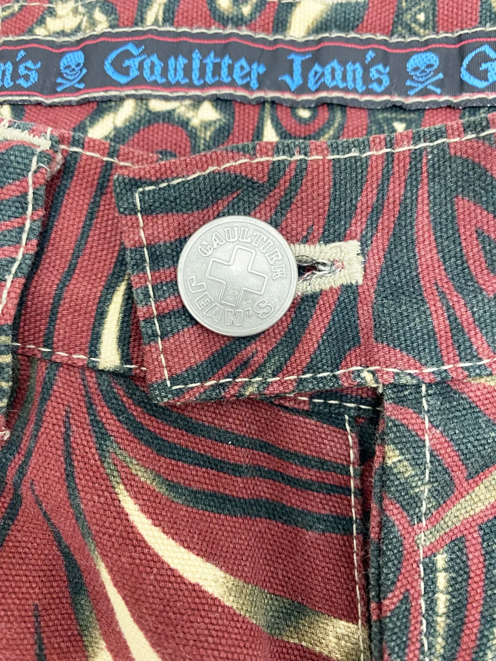 Jean Paul Gaultier S/S 1996 tattoo print jeans — JAMES VELORIA