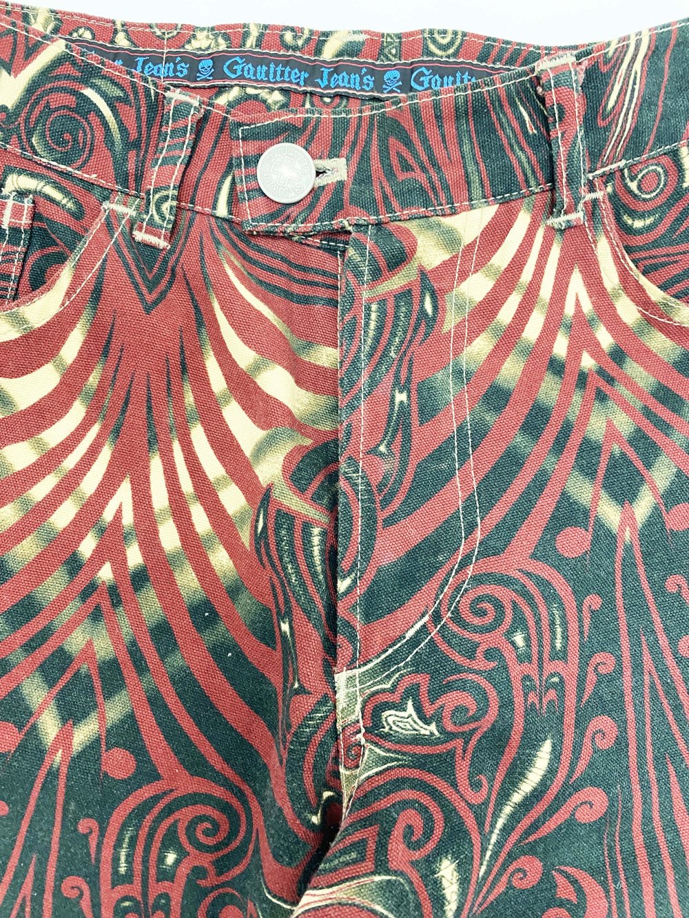 Jean Paul Gaultier S/S 1996 tattoo print jeans — JAMES VELORIA