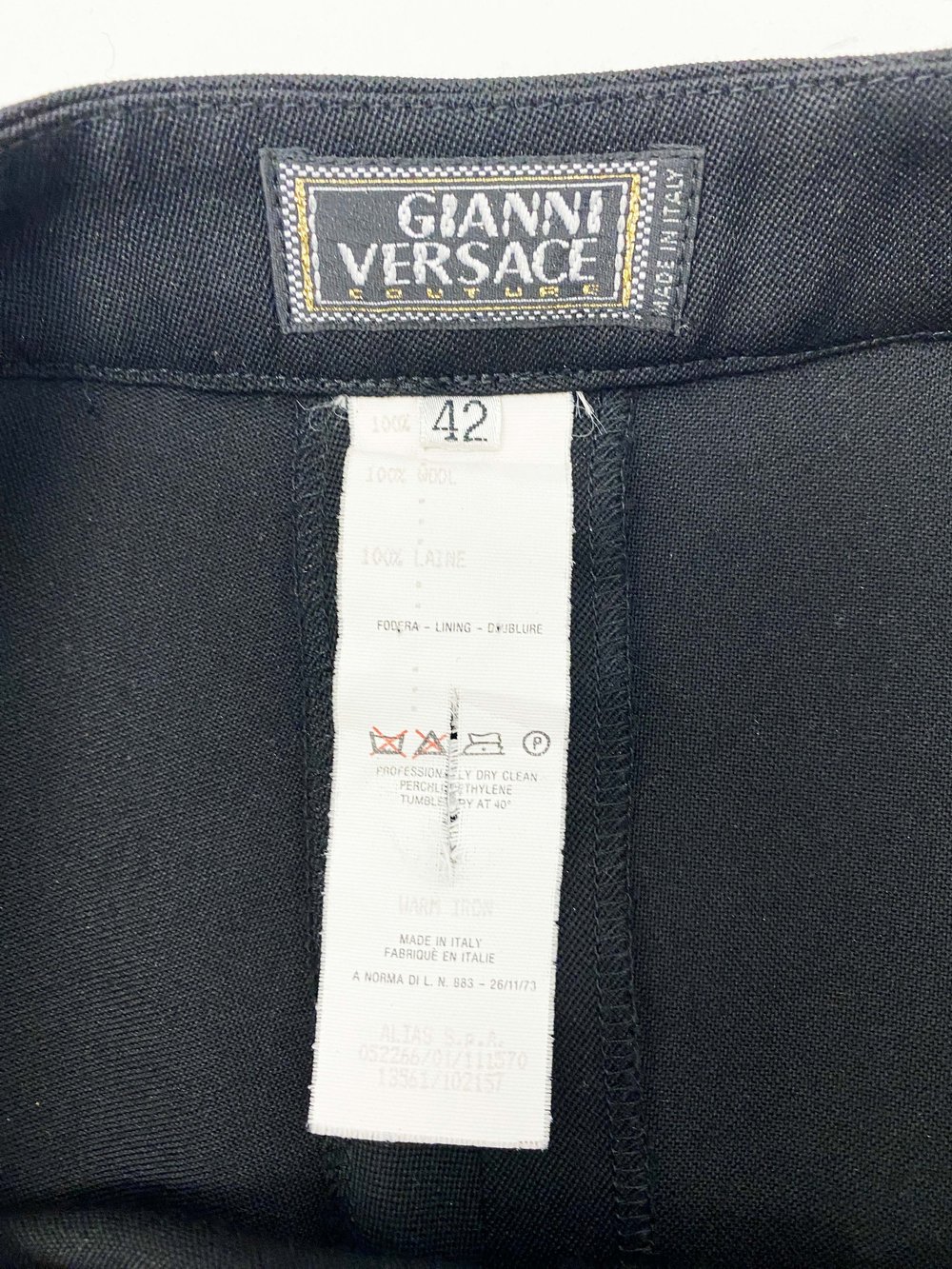 Gianni Versace F/W 2000 metal leopard spot pants — JAMES VELORIA