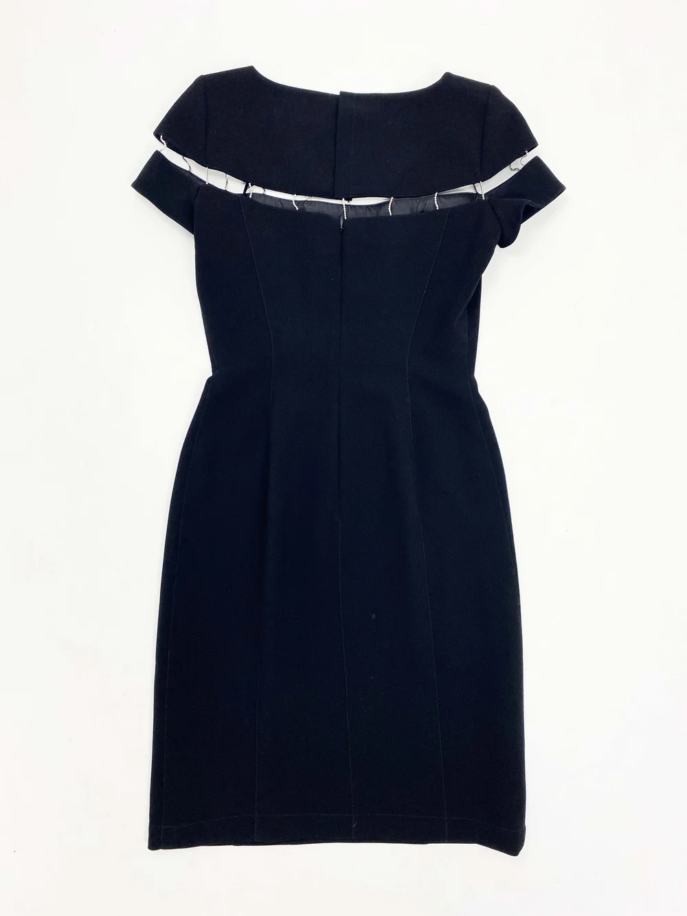 Thierry Mugler 90s cutout chain dress — JAMES VELORIA