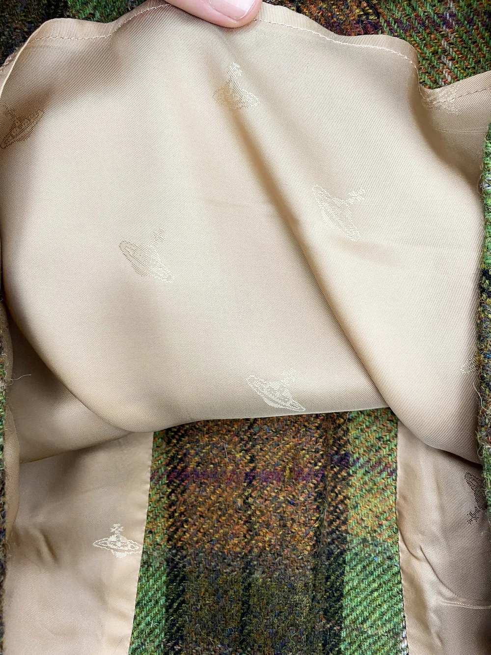 Vivienne Westwood F/W 1997 green plaid jacket — JAMES VELORIA
