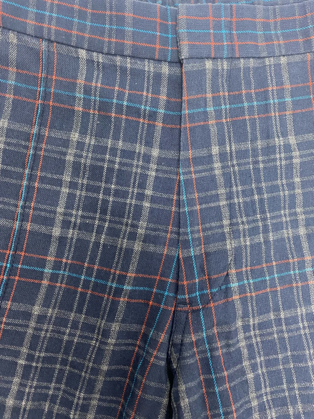 Comme des Garcons Homme Plus 1996 blue plaid pants — JAMES VELORIA