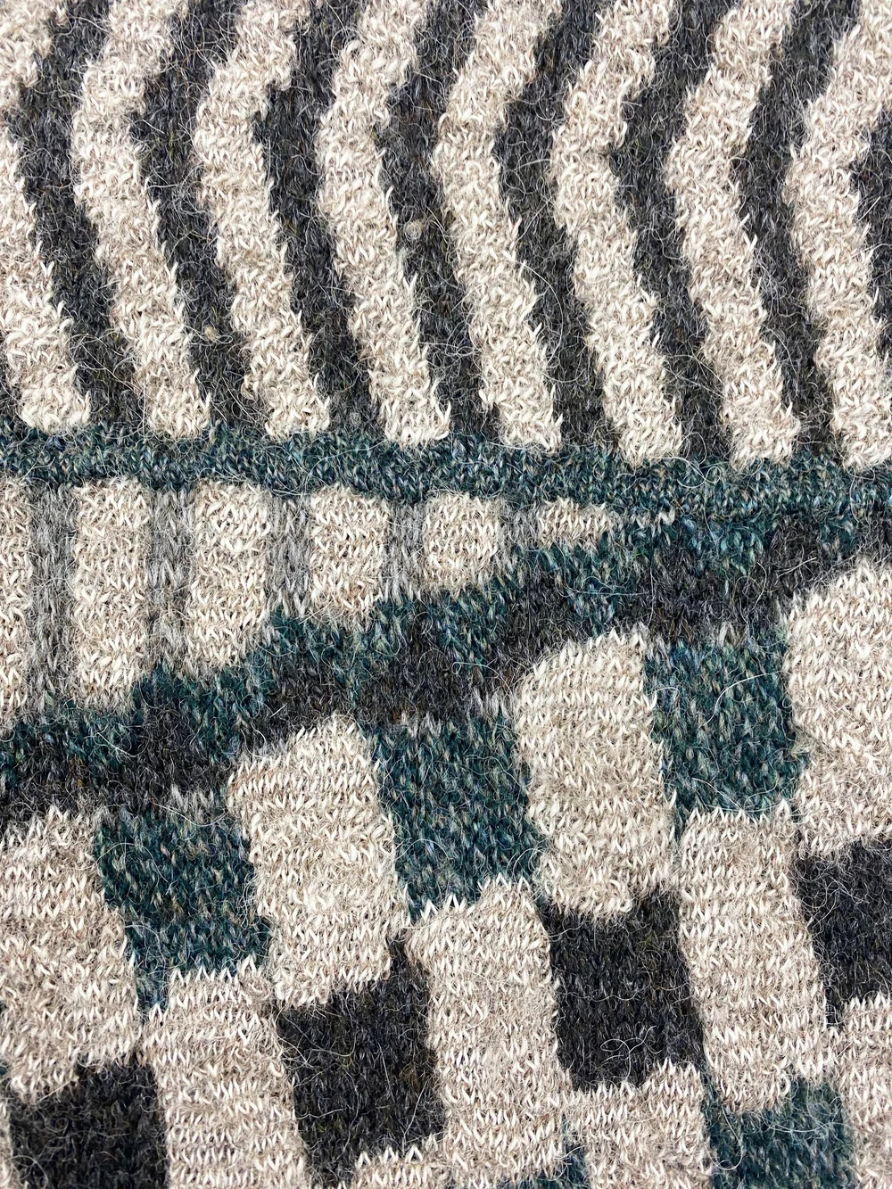 Issey Miyake 90s checker pattern sweater — JAMES VELORIA
