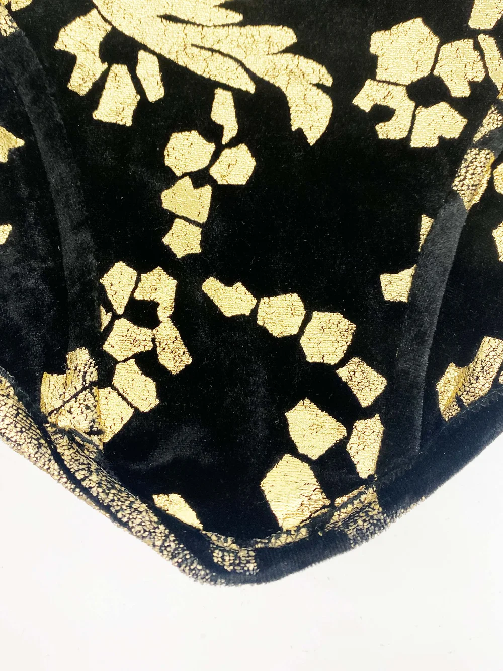Vivienne Westwood 90s gold foil print corset — JAMES VELORIA