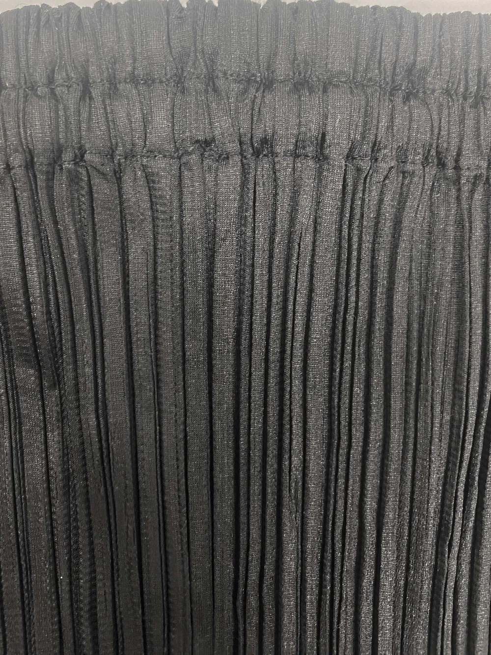 Pleats Please black pleated tube skirt — JAMES VELORIA