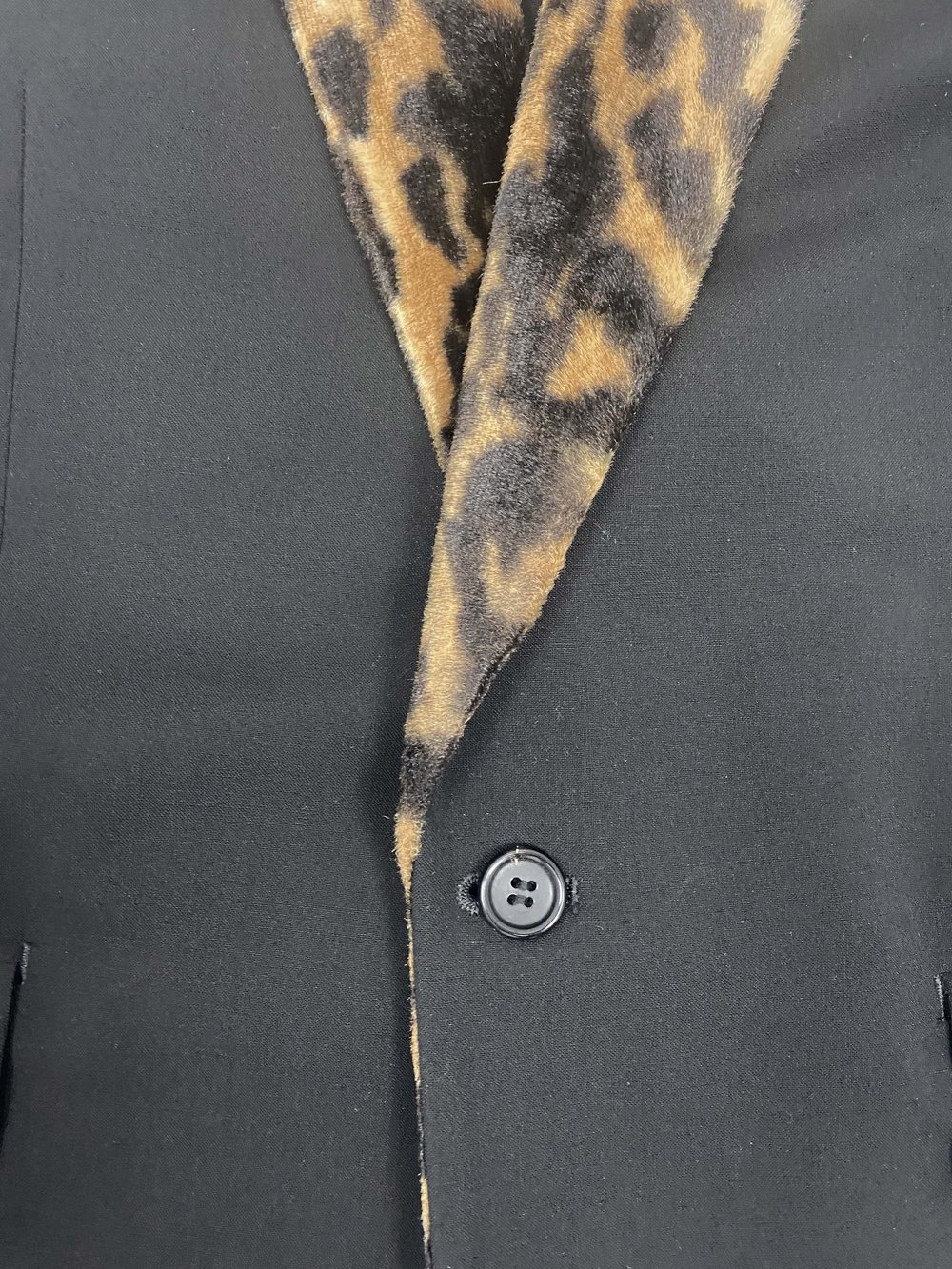 Comme des Garcons Homme Plus S/S 2015 leopard lapel coat — JAMES