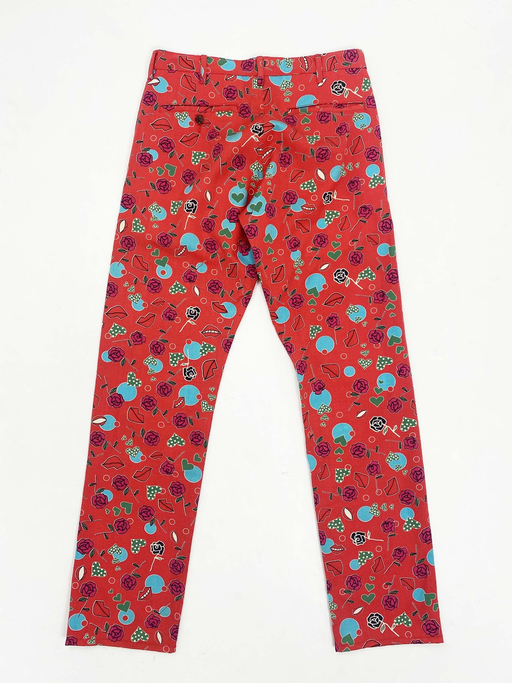 Comme des Garcons Homme Plus F/W 2007 red printed pants Comme des Garcons Homme Plus F/W 2007 red printed pants