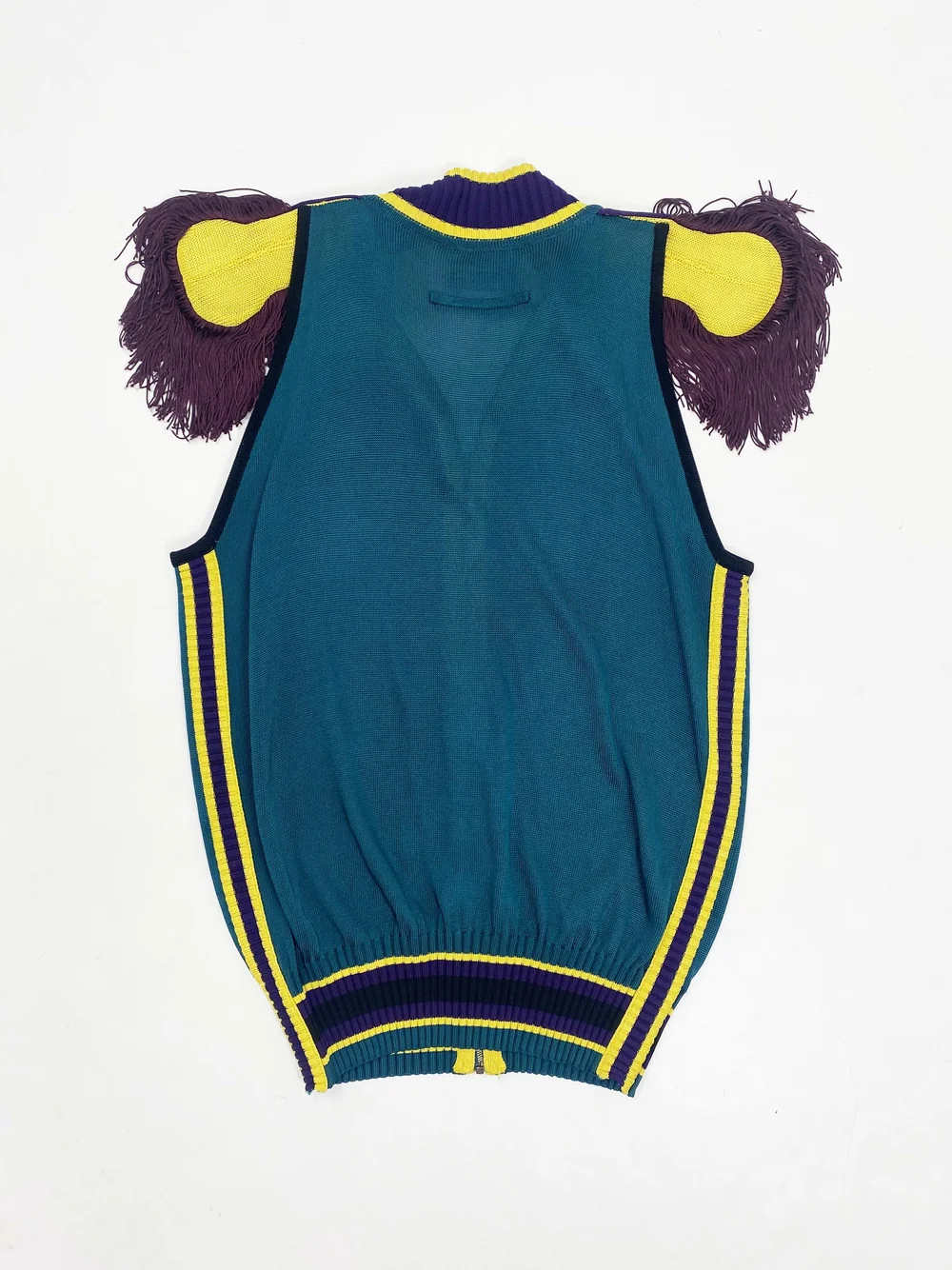 Jean Paul Gaultier S/S 2008 fringe shoulder top — JAMES VELORIA
