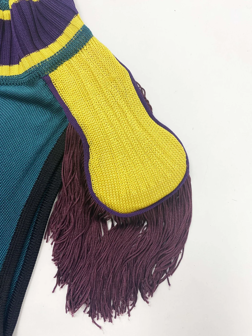 Jean Paul Gaultier S/S 2008 fringe shoulder top — JAMES VELORIA