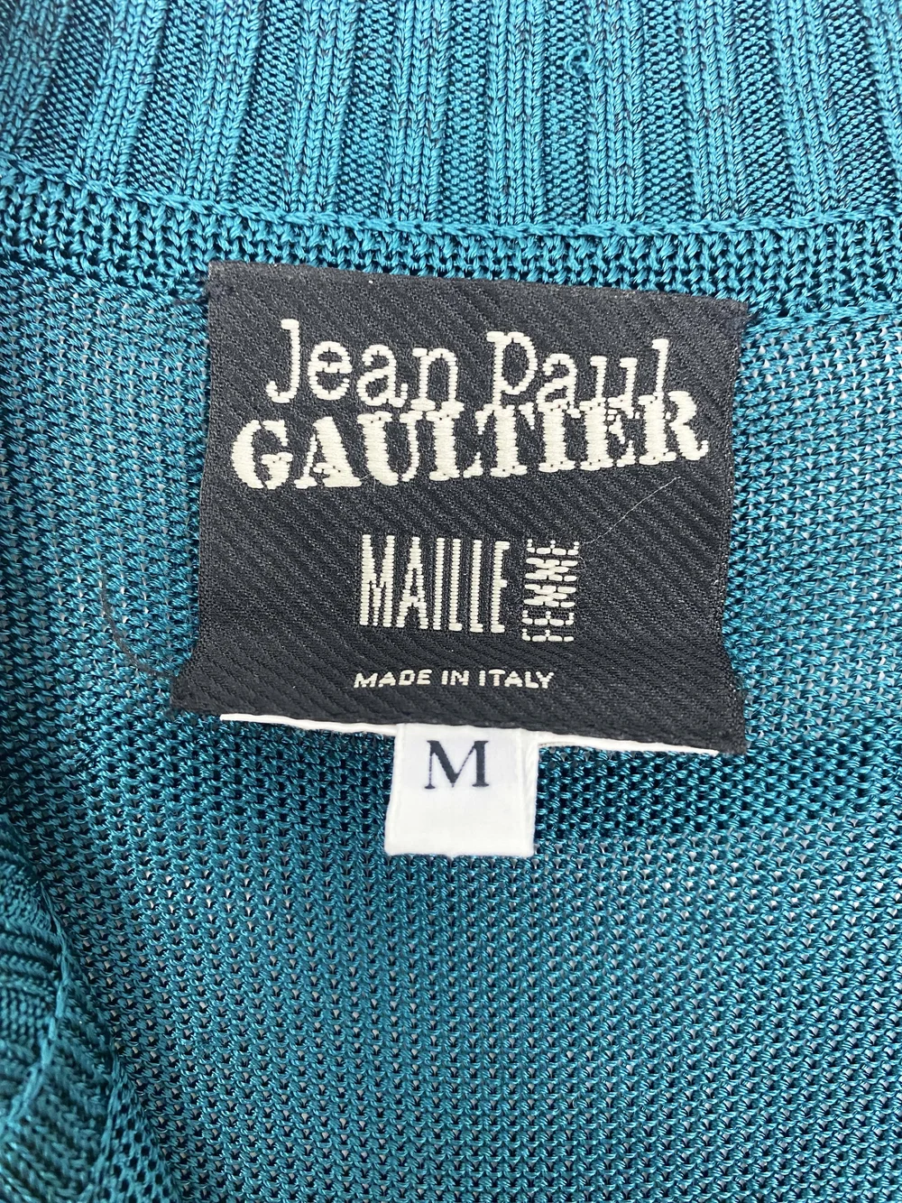 jean paul gaultier リブ 40サイズ オリーブ Jean Paul Gaultier S/S 2008 fringe shoulder top — JAMES VELORIA