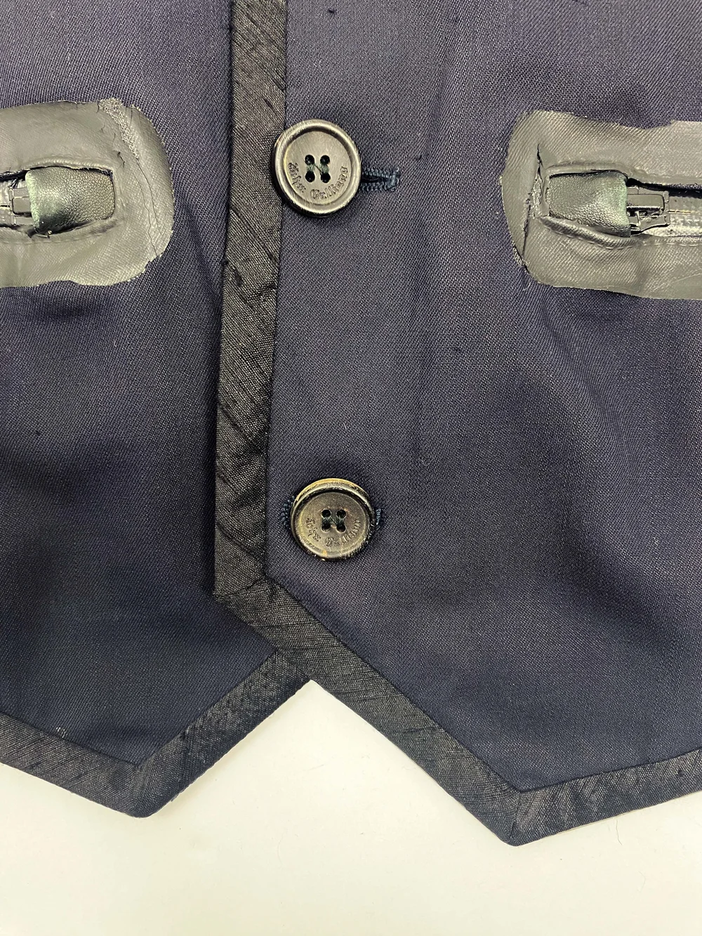 John Galliano S/S 2009 rubberized pocket vest — JAMES VELORIA