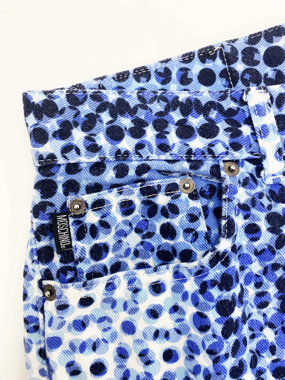 パンツ Moschino All Over Print Denim Pants 1990's Moschino