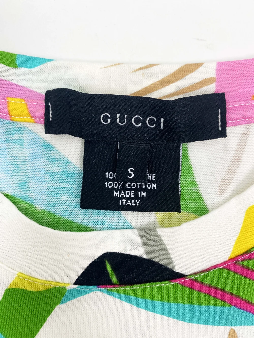 Gucci S/S 1999 floral print t-shirt — JAMES VELORIA