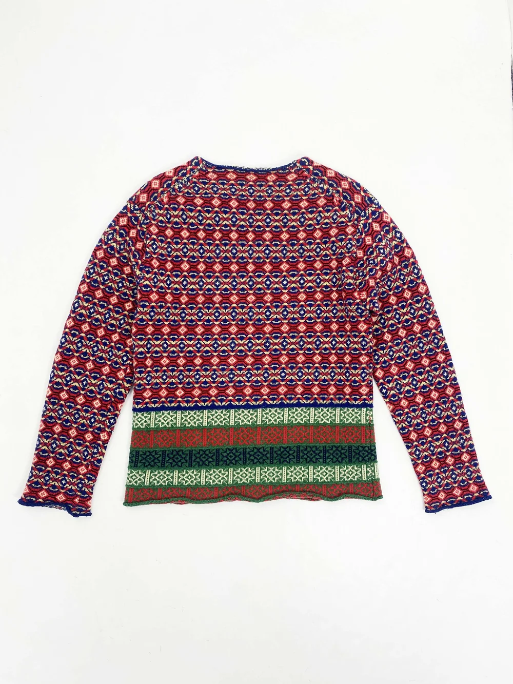 Comme des Garcons Homme 1990s geometric sweater — JAMES VELORIA