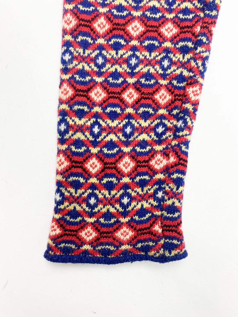 Comme des Garcons Homme 1990s geometric sweater — JAMES VELORIA