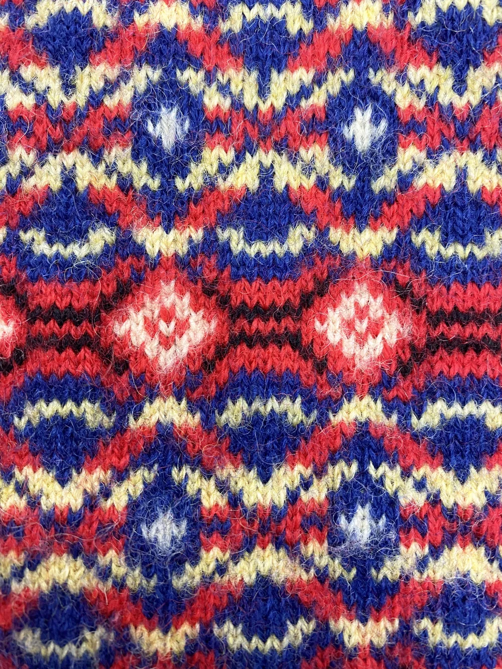 Comme des Garcons Homme 1990s geometric sweater — JAMES VELORIA