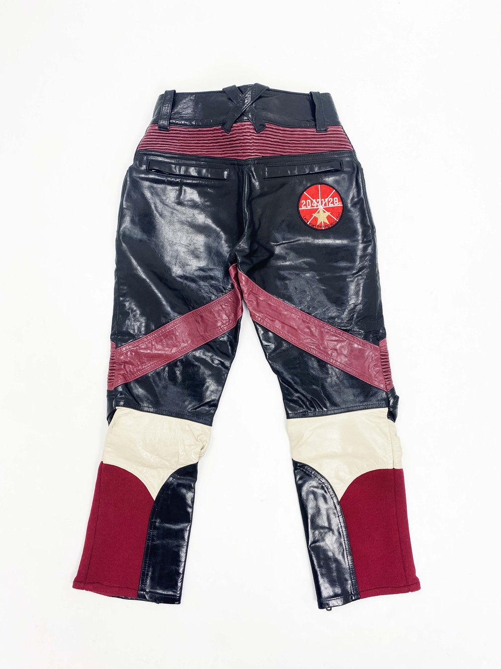 パンツ PU LEATHER SWITCHING DENIM PANTS BH-1535 パンツ PU LEATHER SWITCHING DENIM PANTS BH-1535 PU LEATHER