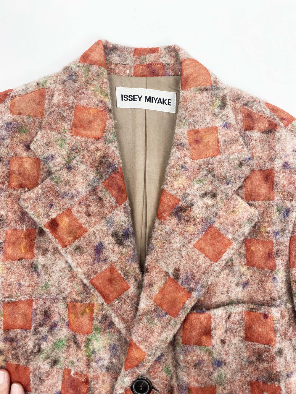 Issey Miyake F/W 1996 felted blazer — JAMES VELORIA Issey Miyake F/W 1996 felted blazer — JAMES VELORIA