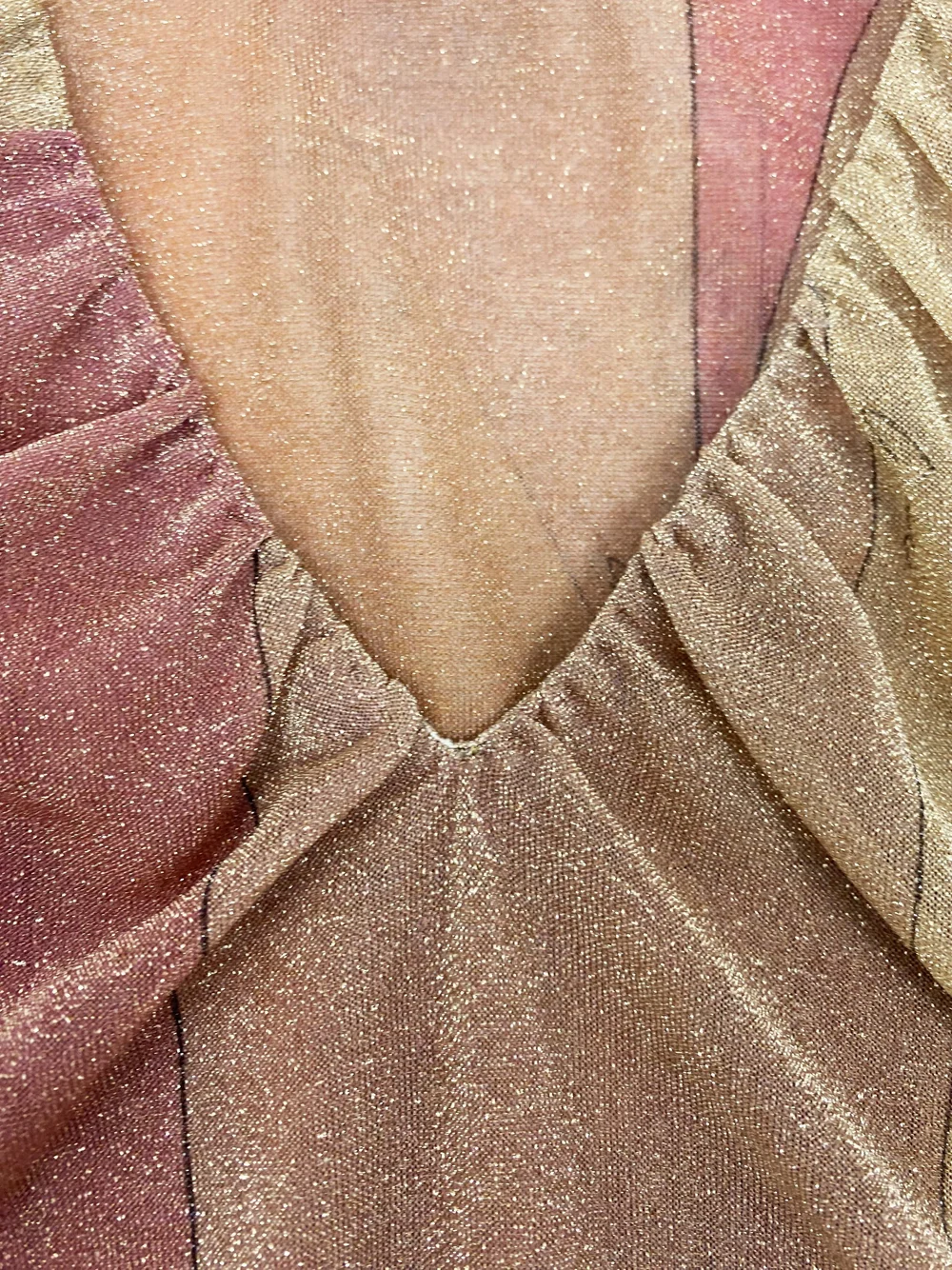 Gucci F/W 2000 gold metallic top — JAMES VELORIA