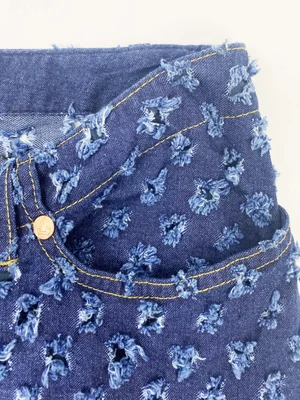Vivienne Westwood Anglomania cut & slash jeans — JAMES VELORIA