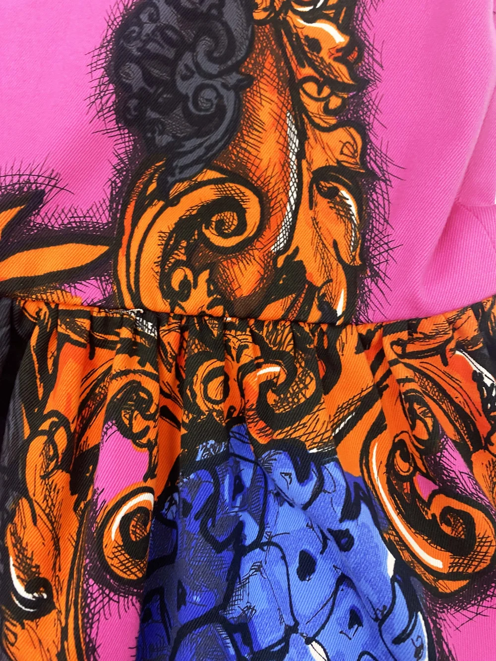 ■ 47317★年 PRADA プラダ スカート フルーツ柄 タイト Prada S/S 2011 monkey print skirt — JAMES VELORIA