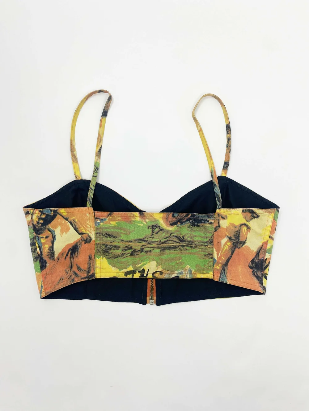Moschino 90s matador print bustier — JAMES VELORIA