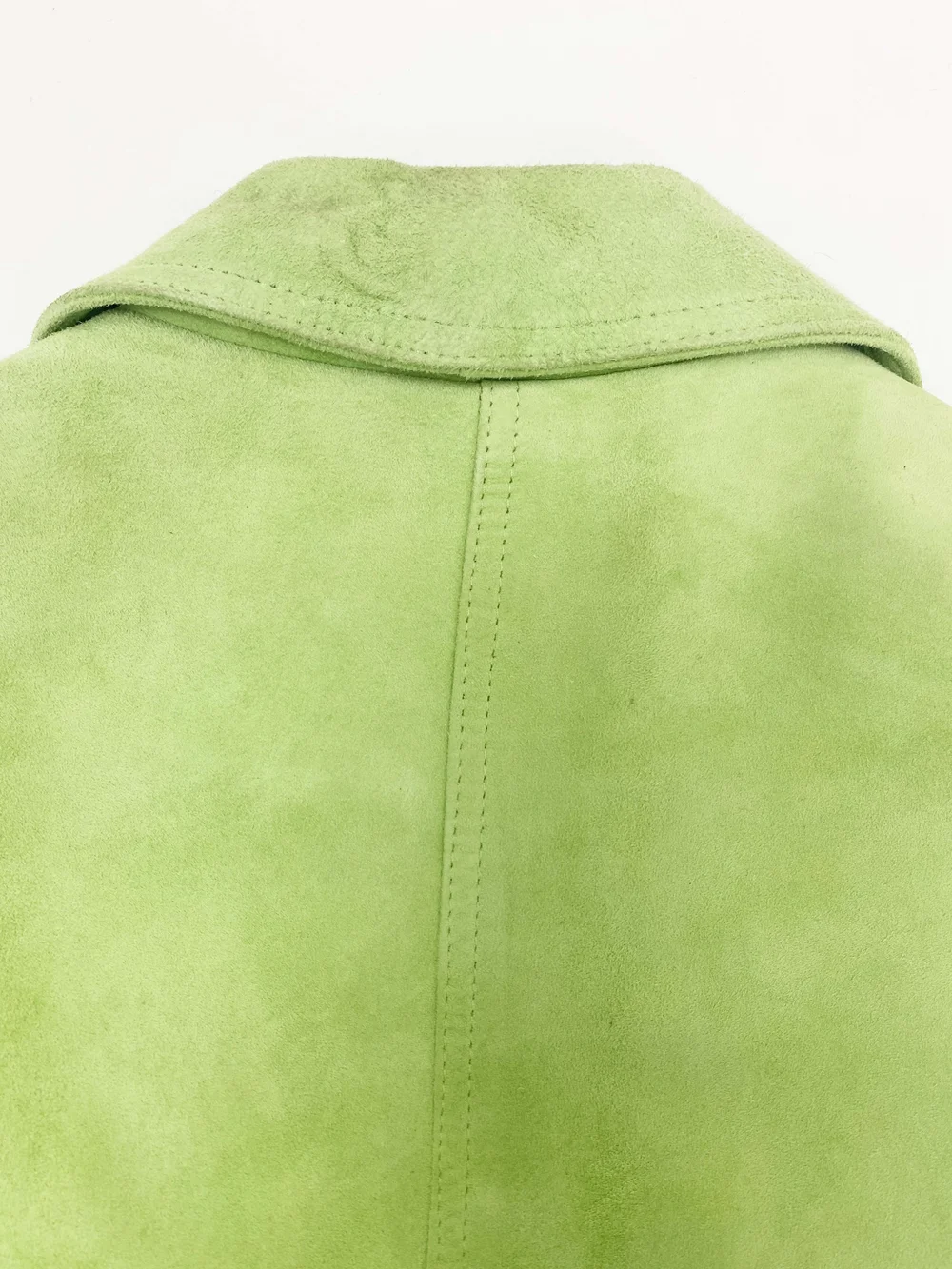 Gianni Versace 90s green suede jacket — JAMES VELORIA