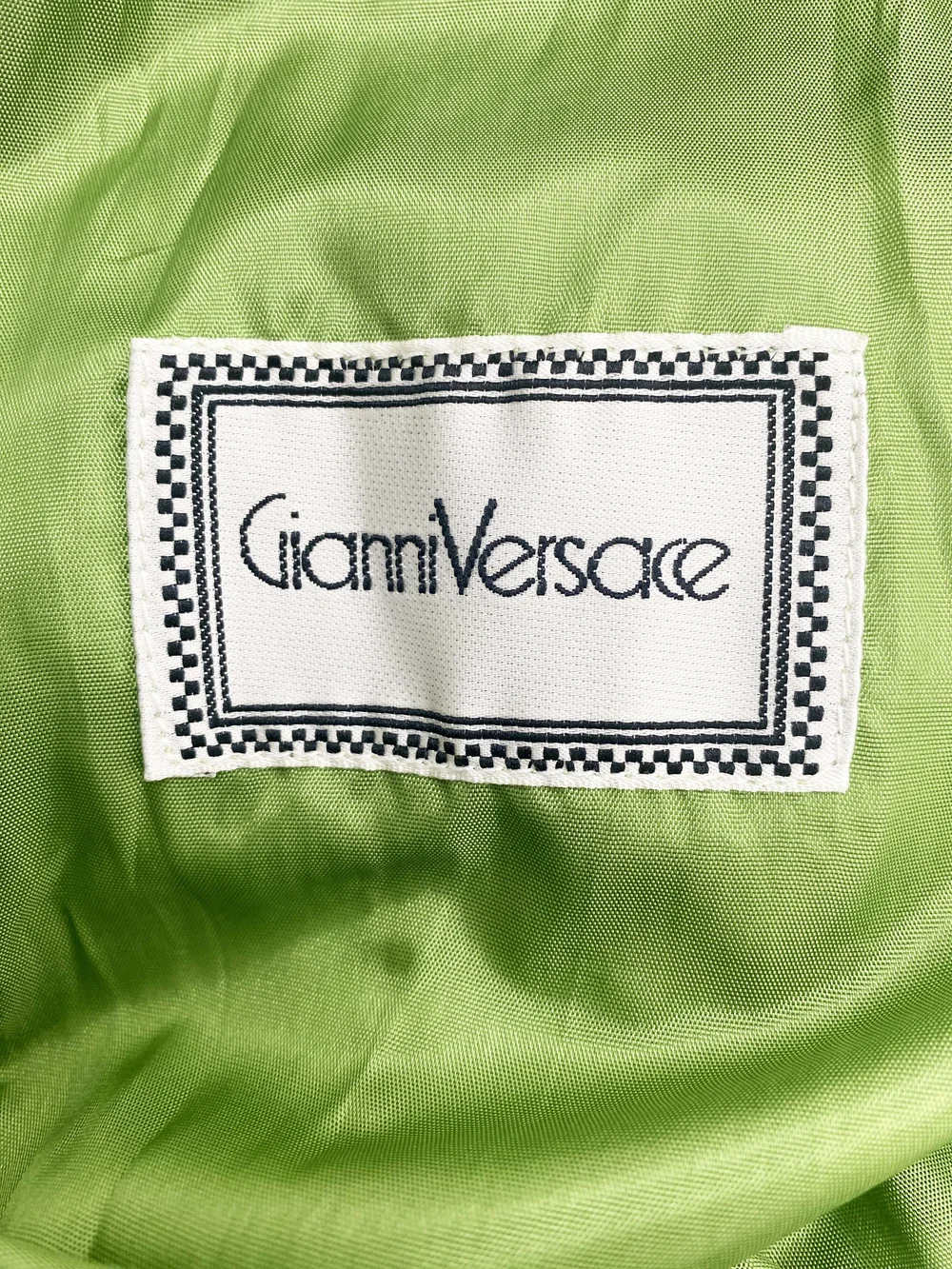 Gianni Versace 90s green suede jacket — JAMES VELORIA
