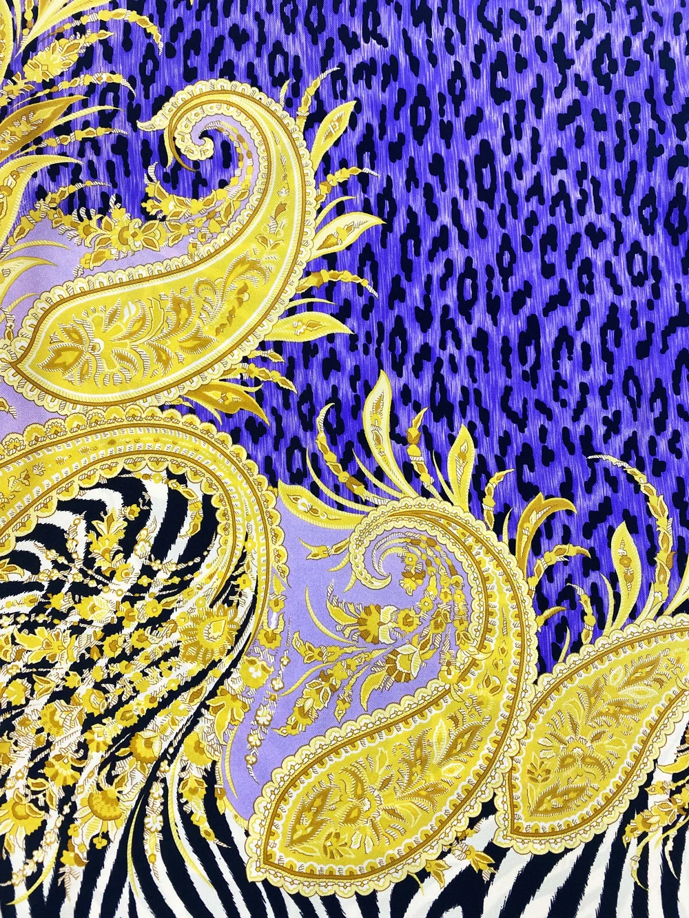 Gianni Versace 1996 zebra print silk shirt — JAMES VELORIA