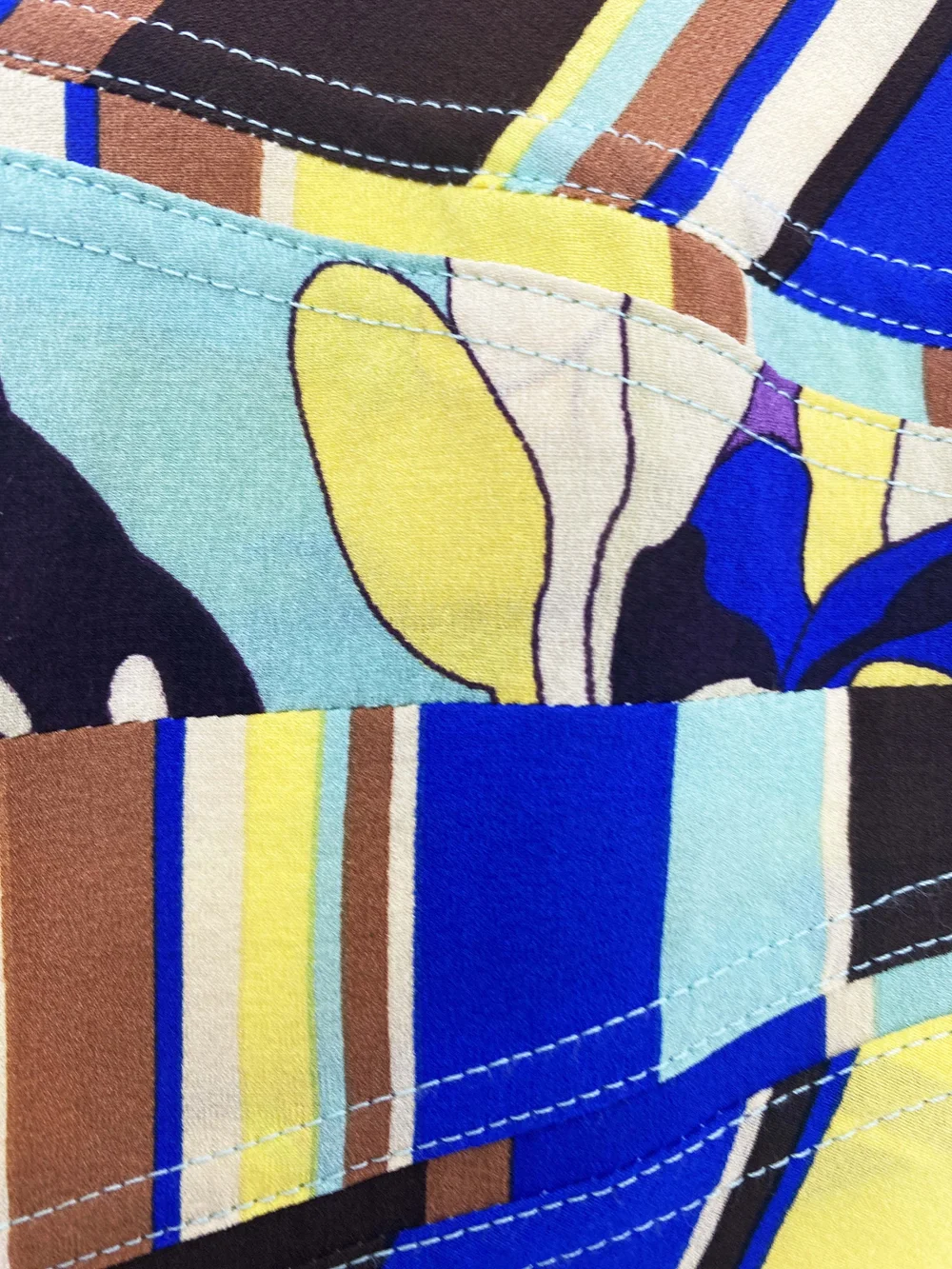 Gianni Versace S/S 2003 striped silk skirt — JAMES VELORIA