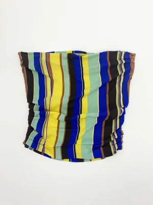 Gianni Versace S/S 2003 striped tube top — JAMES VELORIA