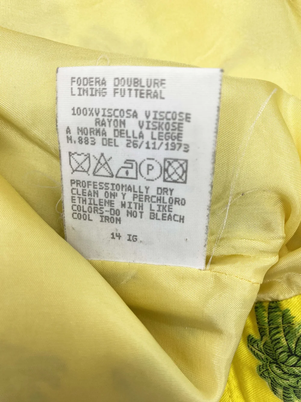 Versace Jeans Couture 90s palm tree print jacket — JAMES VELORIA