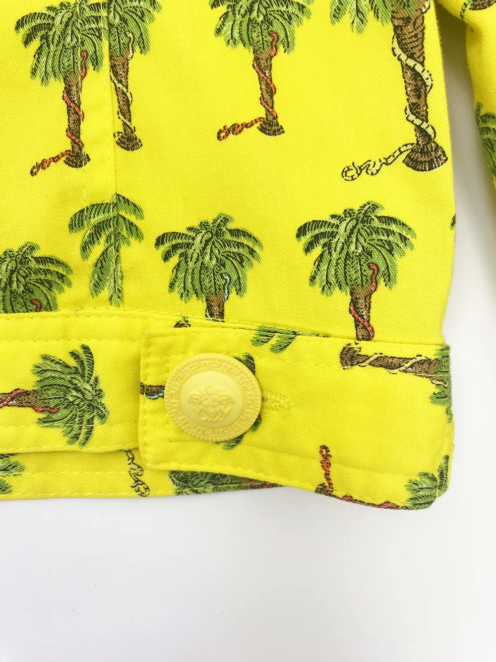 Versace Jeans Couture 90s palm tree print jacket — JAMES VELORIA