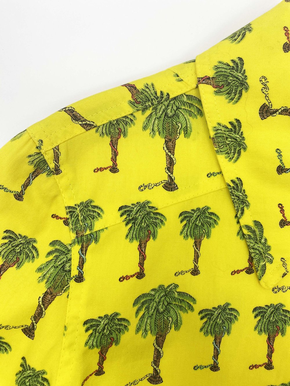 Versace Jeans Couture 90s palm tree print jacket — JAMES VELORIA