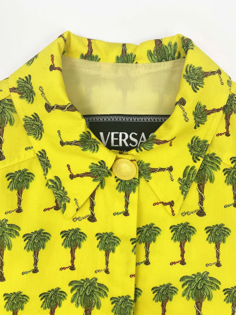 Versace Jeans Couture 90s palm tree print jacket — JAMES VELORIA