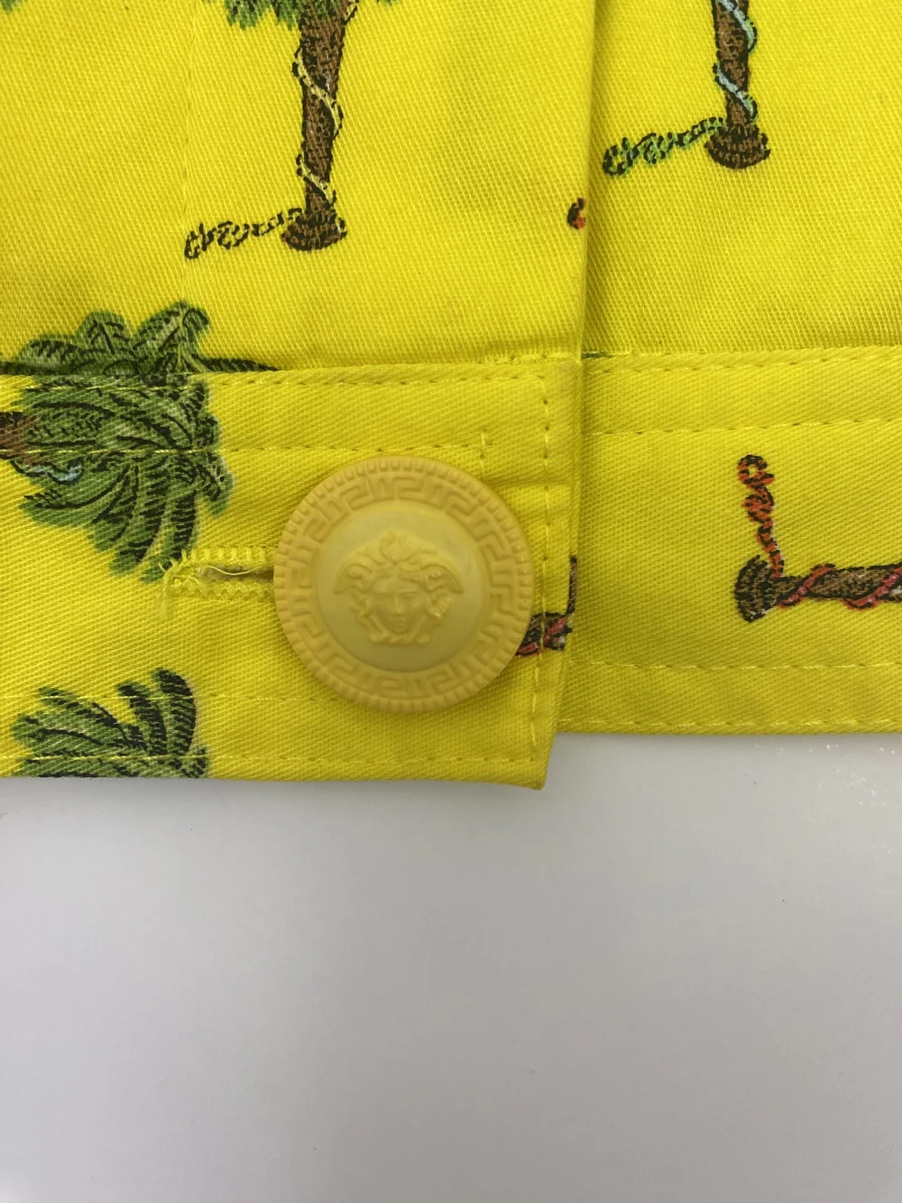 Versace Jeans Couture 90s palm tree print jacket — JAMES VELORIA