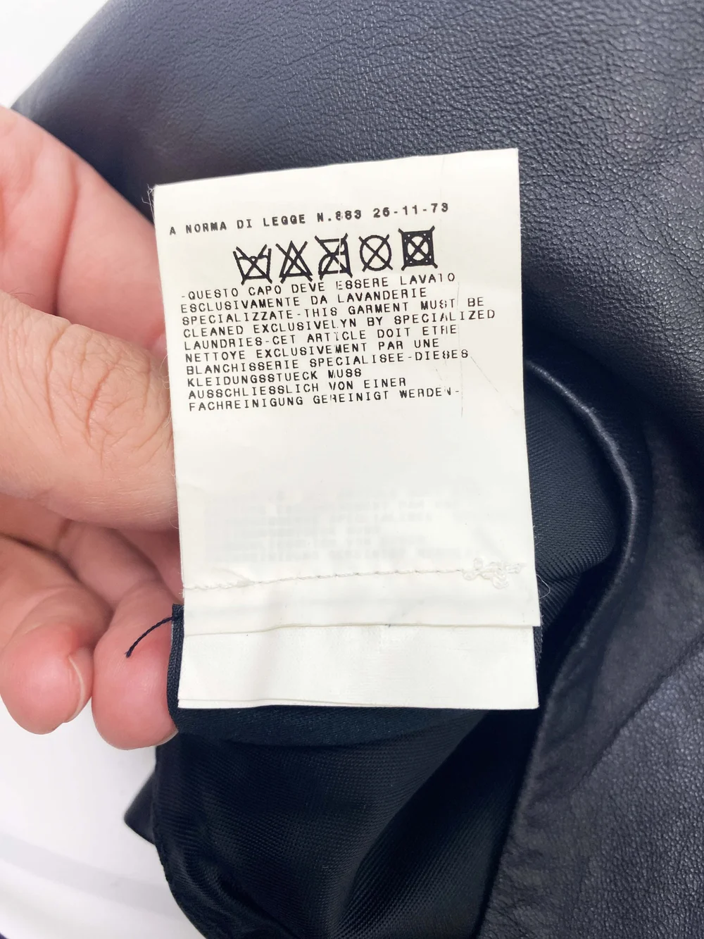 Versus Versace 90s black leather lace up top — JAMES VELORIA